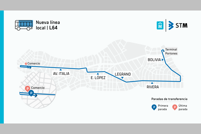 Cambios en líneas de transporte por emergencia sanitaria