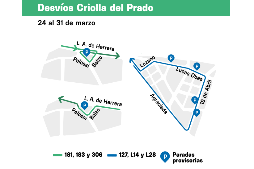 Transporte colectivo hacia la Criolla del Prado 2024