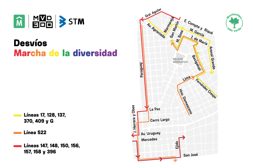 Desvíos marcha por la diversidad 2024