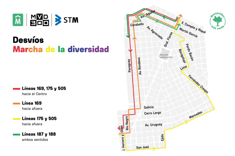 Desvíos marcha por la diversidad 2024