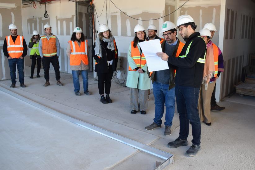 Intendente de Montevideo, Mauricio Zunino visita obras del Laboratorio de Bromatología