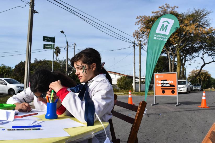 Peatonal barrial en barrio Conciliación