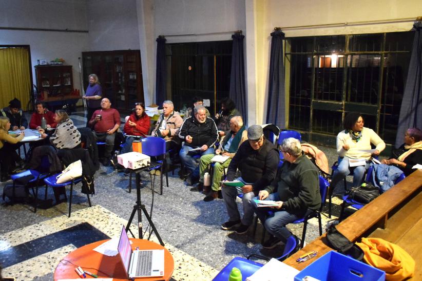 Talleres sobre asentamientos y barrios populares en Piedras Blancas