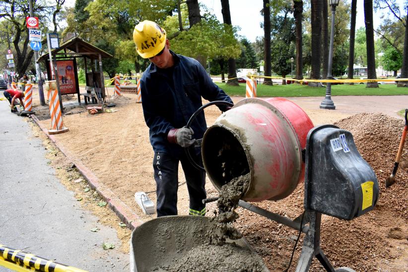 Obras en Parque Rodó