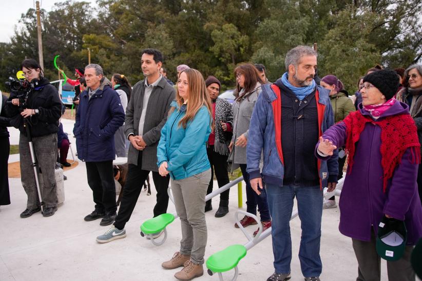 Inauguración de nueva plaza en Santiago Vázquez