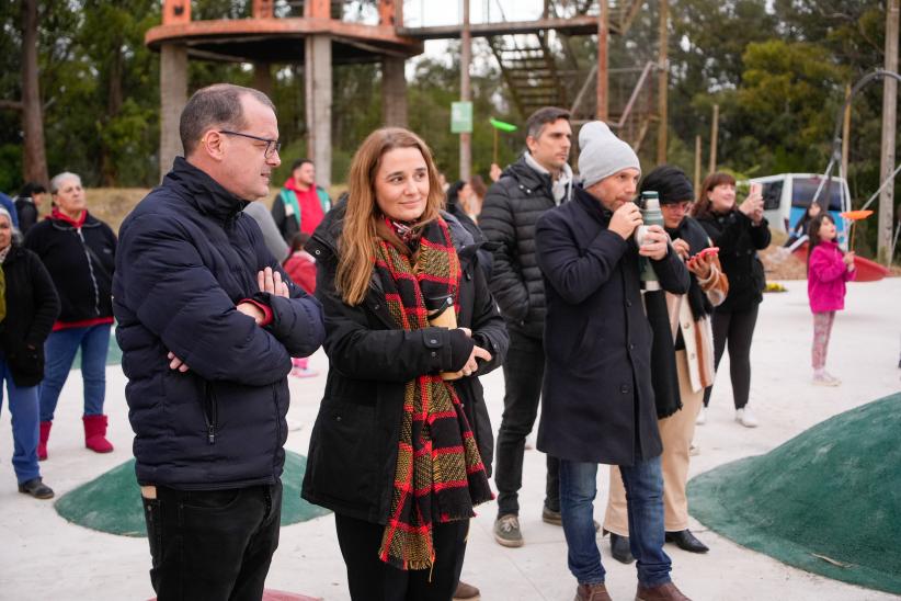 Inauguración de nueva plaza en Santiago Vázquez