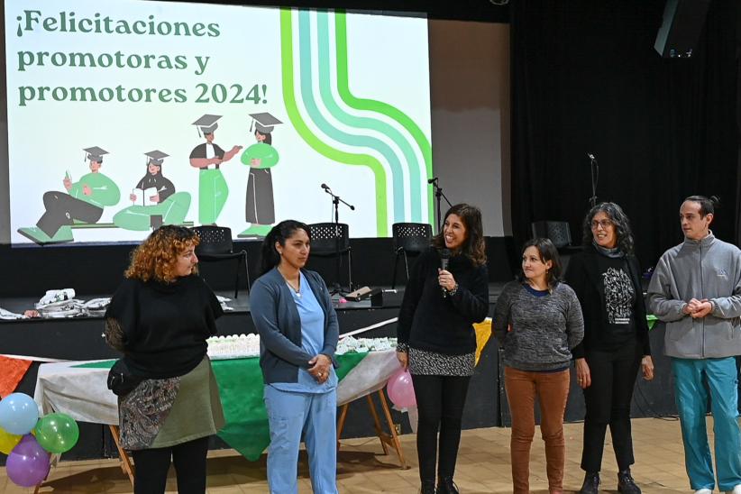 Cierre del curso de formación de promotores y promotoras de salud adolescente en Casavalle