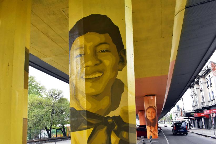 Intervención artística en el Viaducto de Paso Molino