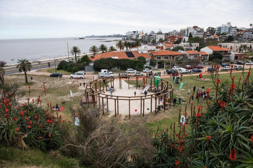 Inauguración de obras del presupuesto participativo en el Parque Baroffio