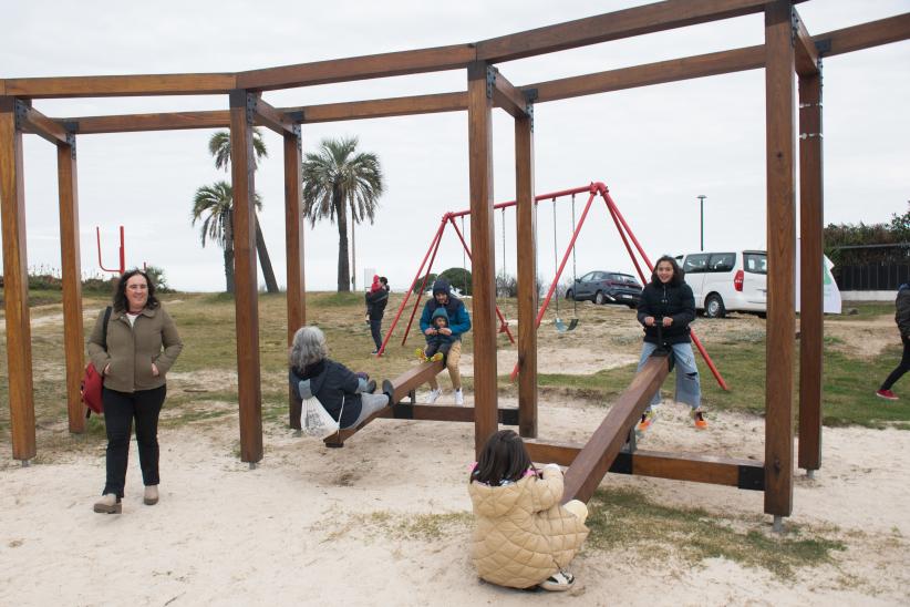 Inauguración de obras del presupuesto participativo en el Parque Baroffio