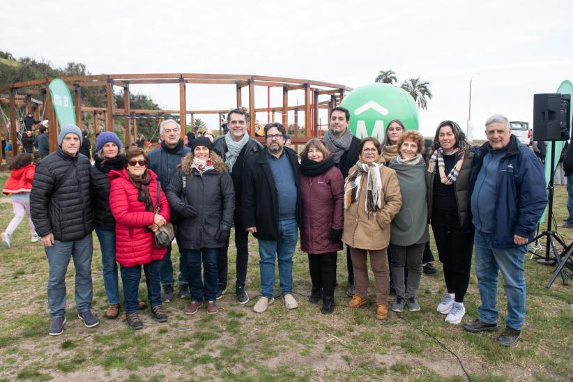 Inauguración de obras del presupuesto participativo en el Parque Baroffio