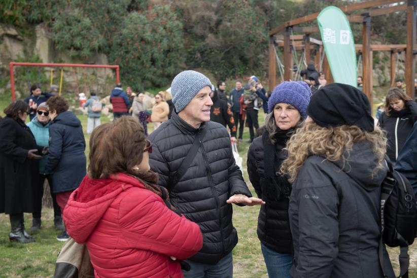 Inauguración de obras del presupuesto participativo en el Parque Baroffio