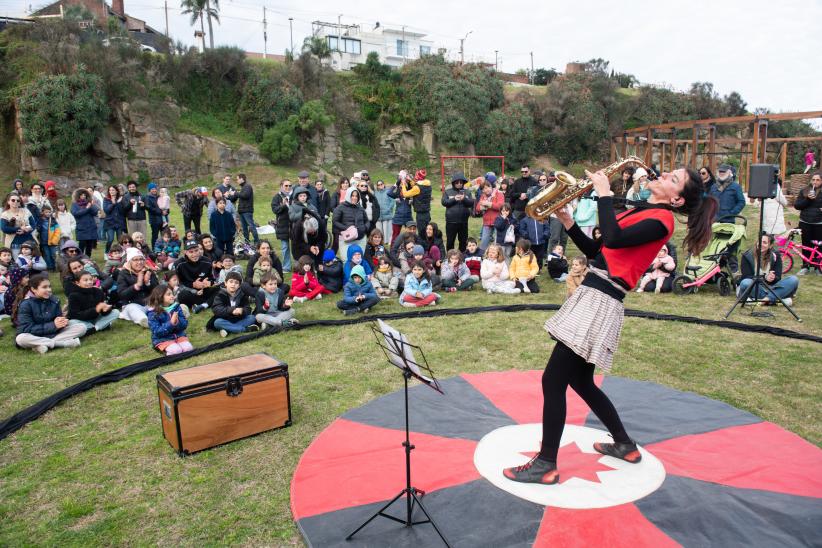 Inauguración de obras del presupuesto participativo en el Parque Baroffio