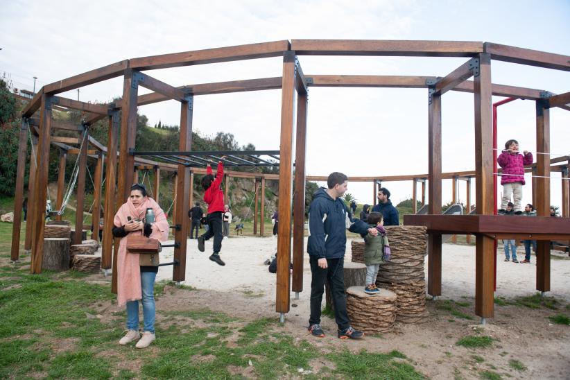 Inauguración de obras del presupuesto participativo en el Parque Baroffio