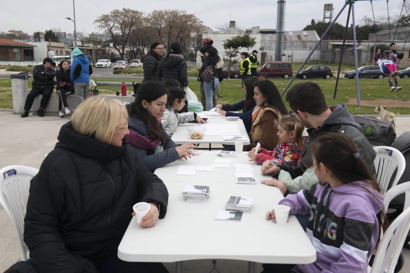 Festejos por el 4º aniversario del parque Idea Vilariño