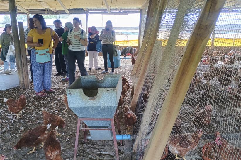 Recorrida de Mujeres Rurales por San Antonio, Canelones