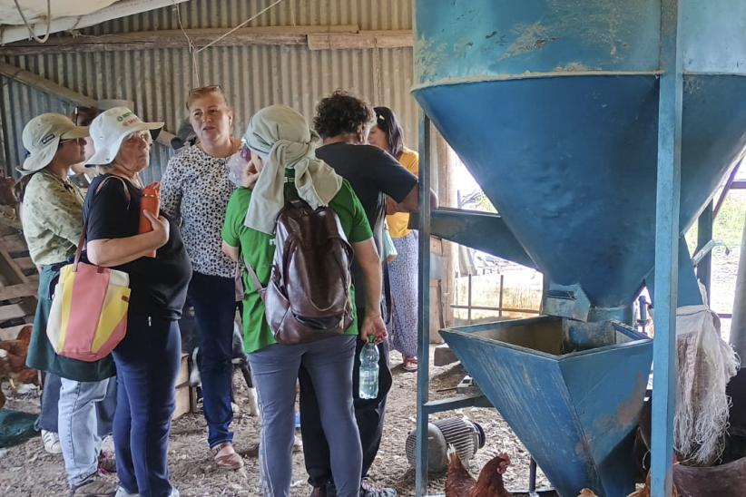 Recorrida de Mujeres Rurales por San Antonio, Canelones