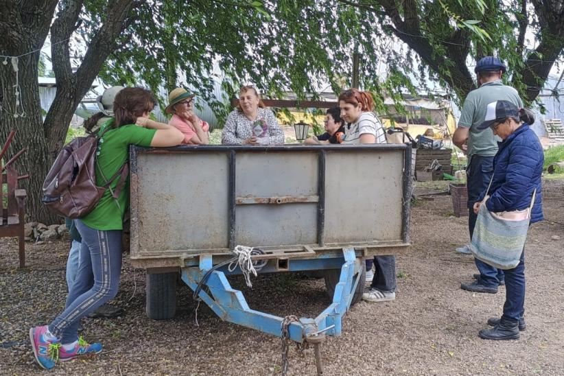 Recorrida de Mujeres Rurales por San Antonio, Canelones