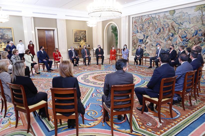 Intendenta Carolina Cosse participa de recepción organizada por el Rey Felipe VI en la Casa Real Española