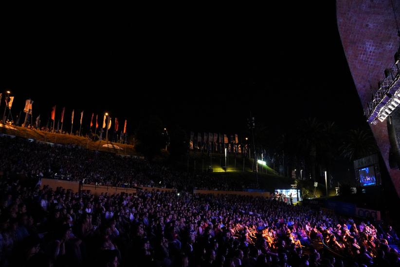 Teatro de Verano en la  primera rueda del Concurso Oficial de Carnaval 2019.