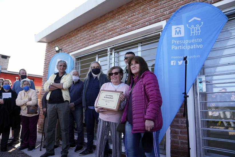 Inauguración de salón en Parque de los Fogones