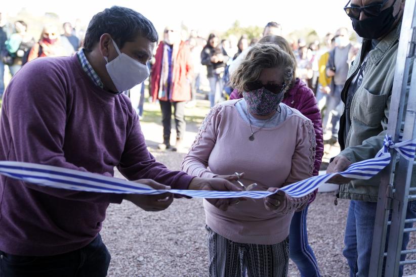 Inauguración de salón en Parque de los Fogones