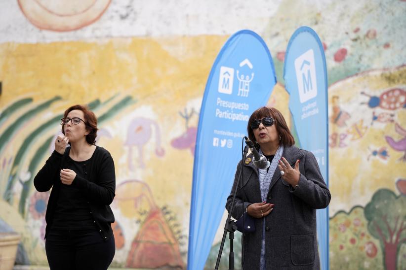 Inauguración de obras en la escuelas Grecia y Dardo Ortíz