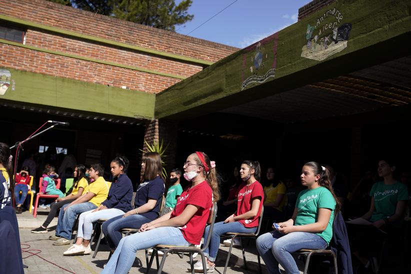 Inauguración de biblioteca infantil en la Quinta de Batlle