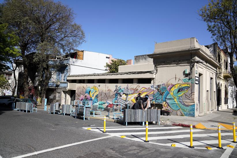 Estación de descanso para trabajadores de reparto a domicilio