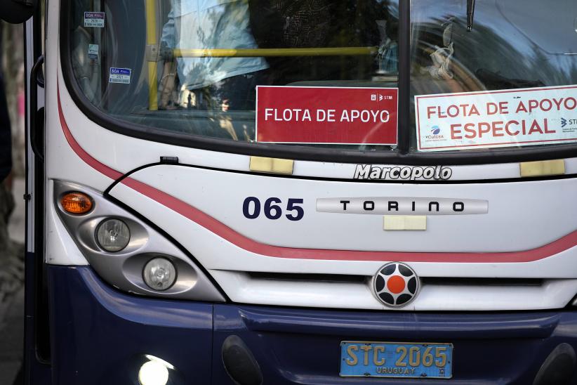 Ómnibus de la flota de apoyo al STM