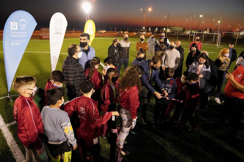 Inauguración de obras en el Club Alas Rojas