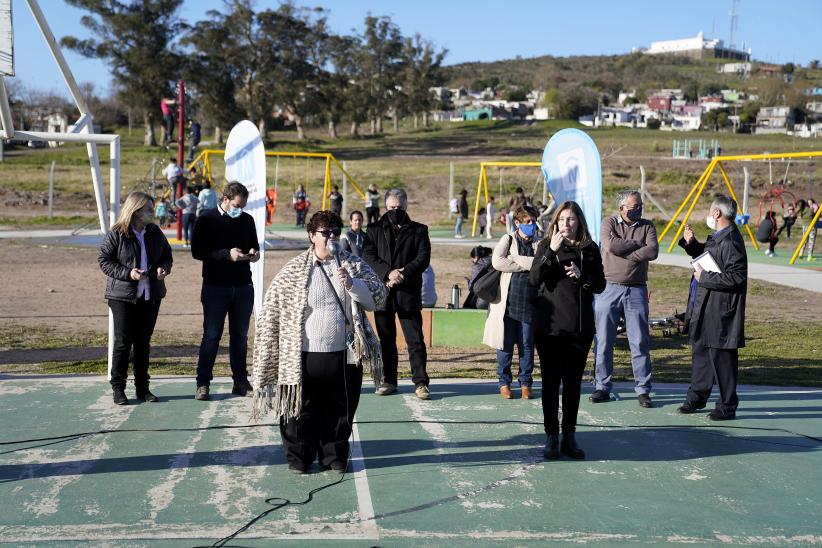 Inauguración de obras en parque Deportivo y Recreativo Siete Hectáreas 