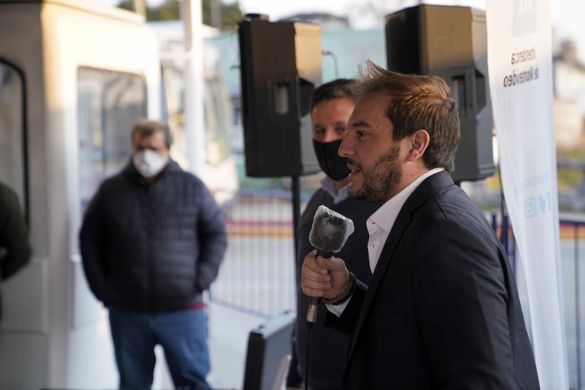 Inauguración de obras en la terminal de Paso de la Arena