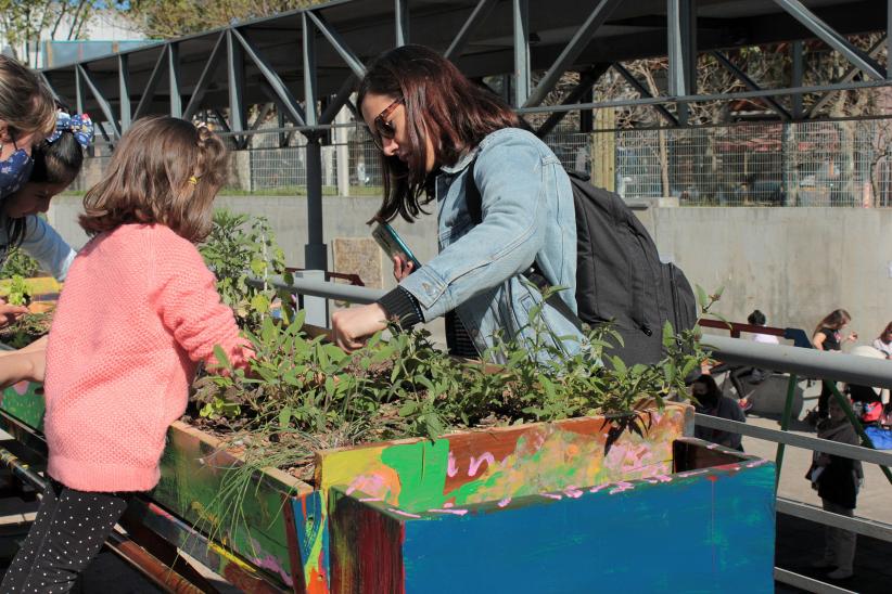 Huerta inclusiva en Parque de la Amistad 