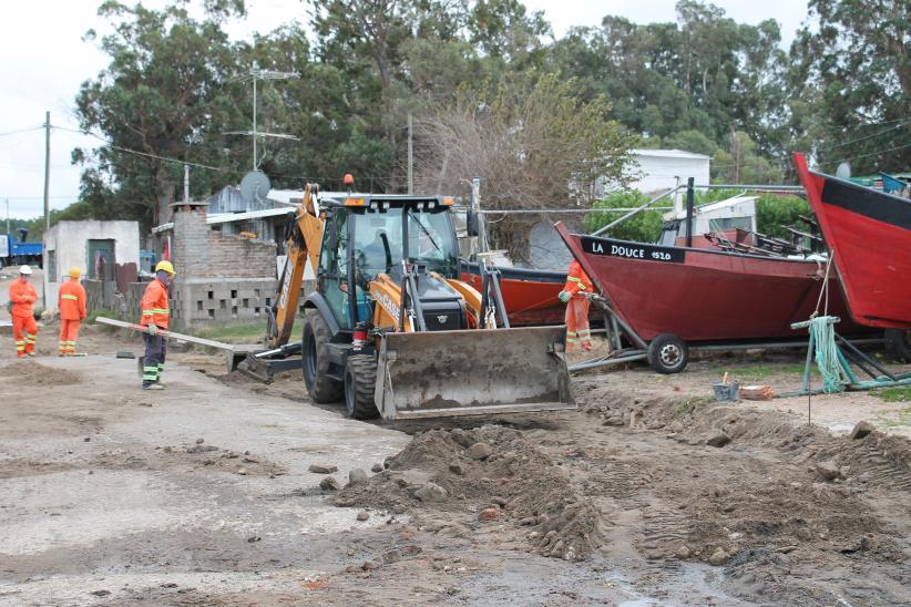 Comienzo de obras en Pescadores de Pajas Blancas en el marco del Plan ABC