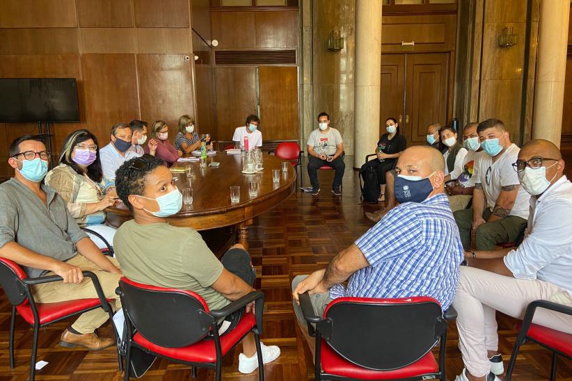 Reunión de la IM con Daecpu y Audeca por la organización del Desfile de Llamadas 2022