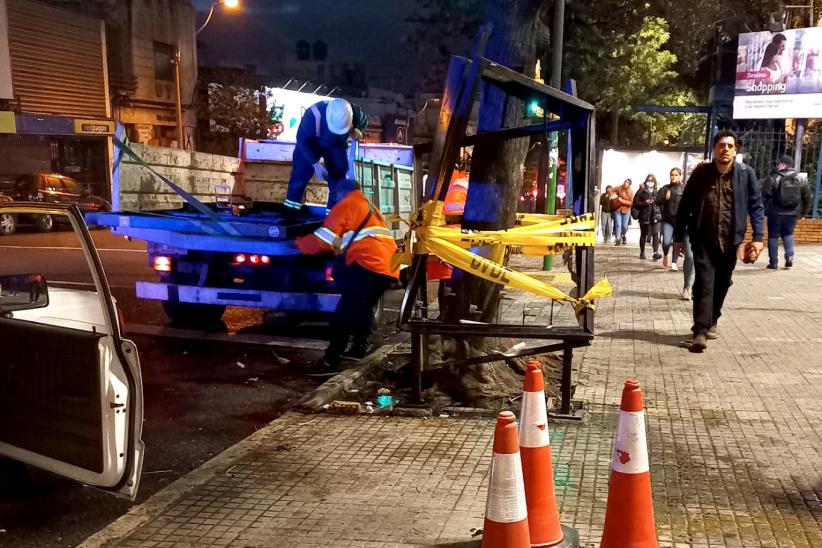 Intervención por daños causados por el temporal en Montevideo