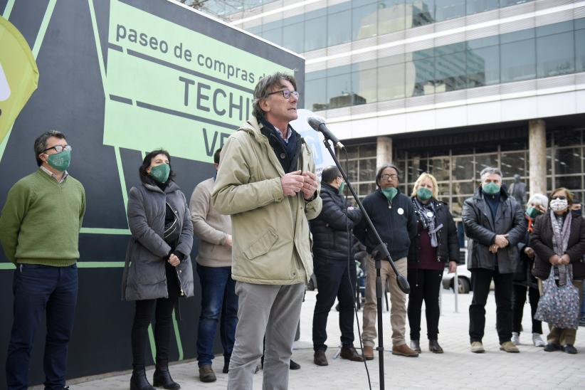 Inauguración de paseo de compras Techitos Verdes