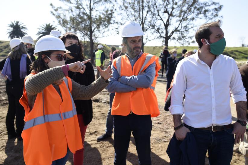 Recorrida por obras en  Ecoparque Idea Vilariño