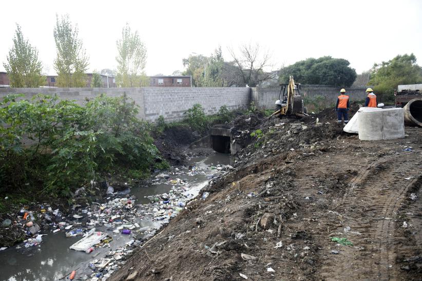 Limpieza en el barrio Aquiles Lanza