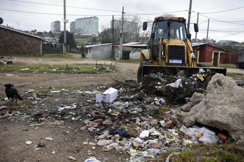 Limpieza en el barrio Aquiles Lanza