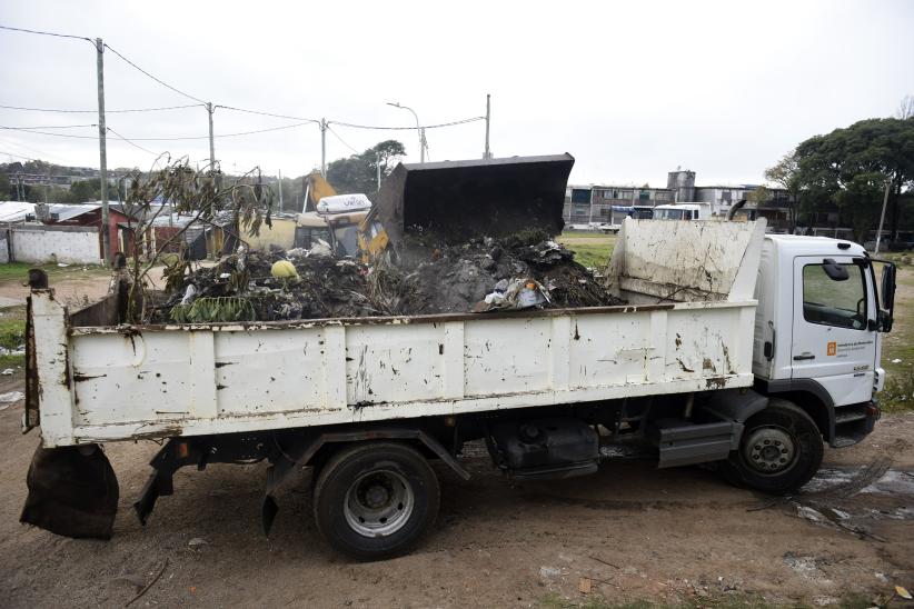 Limpieza en el barrio Aquiles Lanza