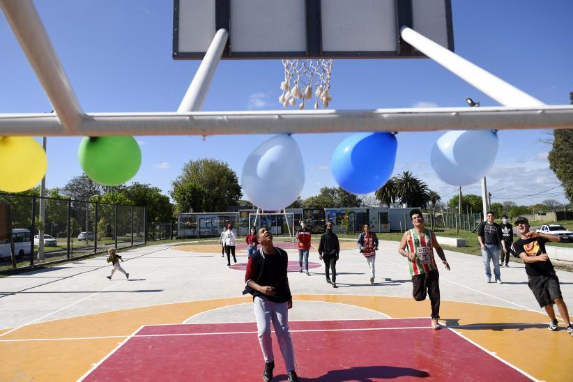 Inauguración de espacio deportivo El Campito-CEC Casavalle