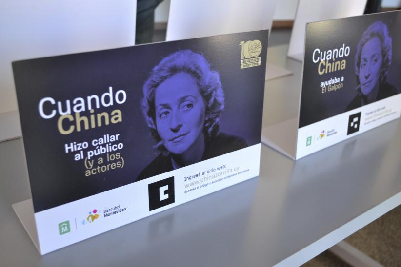 Lanzamiento del circuito turístico, homenaje a China Zorrilla, "Me divierte estar viva" 