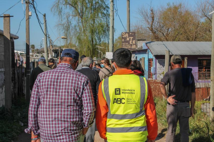 Recorrida por barrio Maracaná Sur por obras del Plan ABC