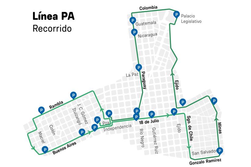 Recorrido líneas patrimoniales 2023