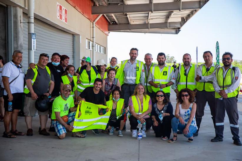 Actividad "Pedaleá el barrio" hasta la Unidad Agroalimentaria Metropolitana 