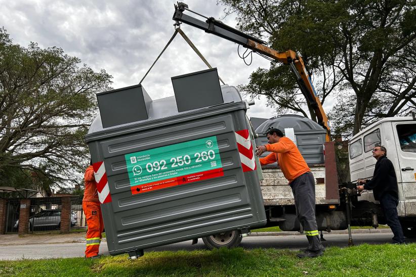 Nuevos contenedores en barrio Punta Gorda