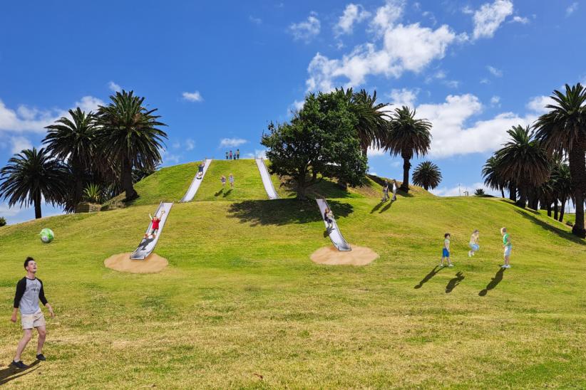 Toboganes Parque Rodó