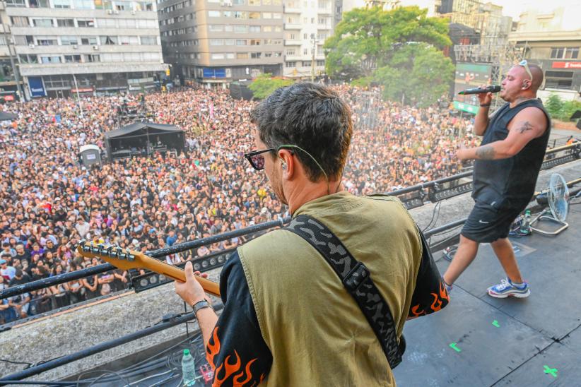 Zeballos en los festejos por los 300 años de Montevideo 